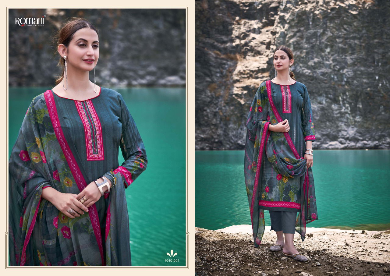 Romani Kiara 2 Cotton Fancy Ethnic Wear Ready Made Designer Dress Collection